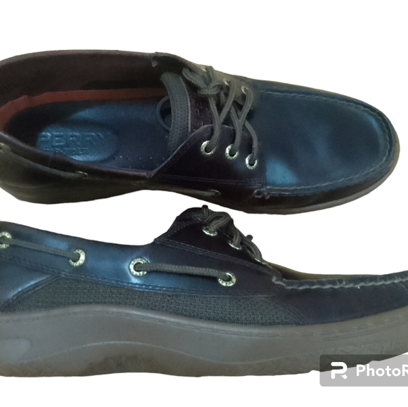 Sperry Top-Sider Authentic Original Leather Boat Shoes, Dark Brown, Size 10.5 - Picture 3 of 8